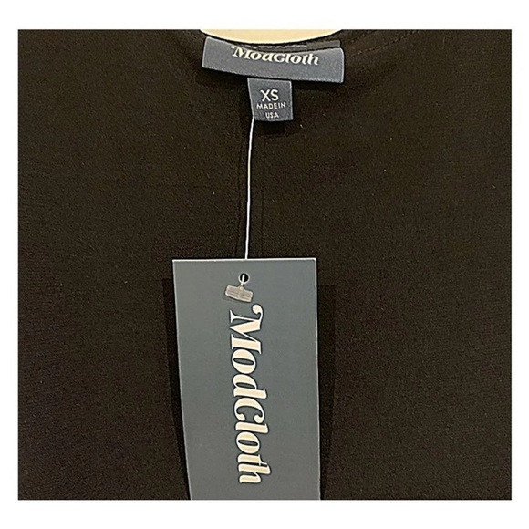 NEW ModCloth Bodysuit NEW WITH TAGS black tank bodysuit Size XS - Picture 8 of 11